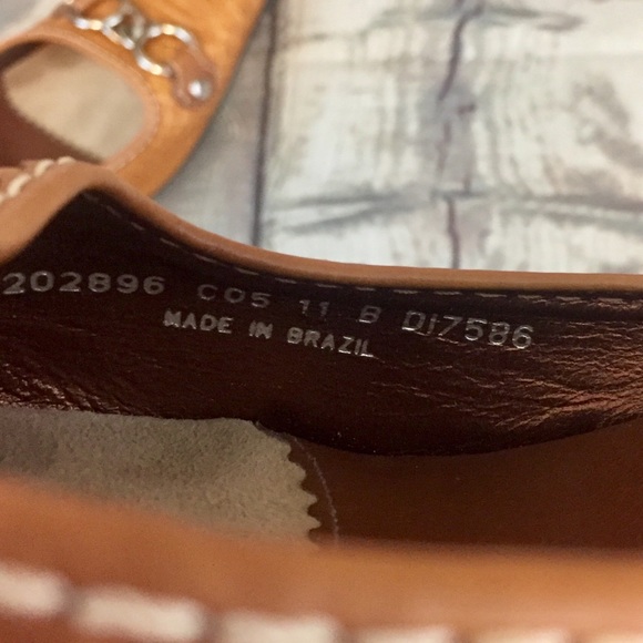 Cole Haan Brown Animal Print Slip on Kitten Heels - Picture 7 of 8